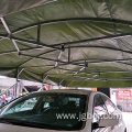 Mobile garage tent customized